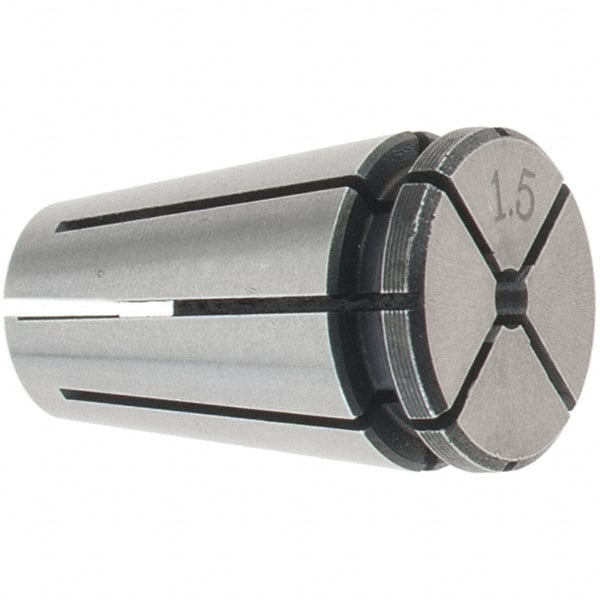 Accupro - 1 to 1.5mm ER8 Collet - 0.01mm TIR, 13mm OAL, 8.5mm Overall Diam - Exact Tooling