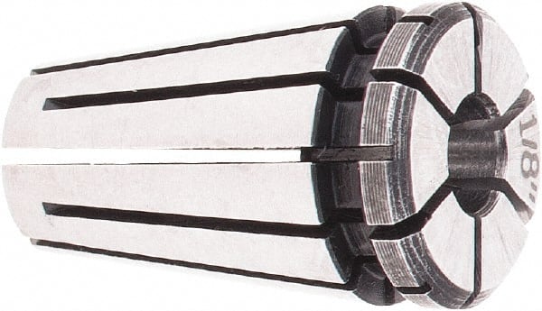 Accupro - 1/8" ER8 Collet - 0.01mm TIR, 13mm OAL, 8.5mm Overall Diam - Exact Tooling