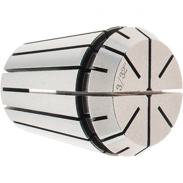 Accupro - 3/32" ER32 Collet - 0.01mm TIR, 40mm OAL, 33mm Overall Diam - Exact Tooling