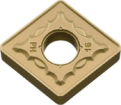 Kyocera - CNMG644 PH Grade CA525 Carbide Turning Insert - TiCN/Al2O3/TiN Finish, 80° Diamond, 3/4" Inscr Circle, 1/4" Thick, 1/16" Corner Radius - Exact Tooling