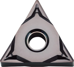 Kyocera - TNGG330.5 SK Grade PR1225 Carbide Turning Insert - Megacoat Finish, 60° Triangle, 3/8" Inscr Circle, 3/16" Thick, 0.008" Corner Radius - Exact Tooling