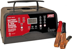 ATEC - 6/12 Volt Automatic Charger - 10 Amps/2 Amps, 50 Starter Amps - Exact Tooling