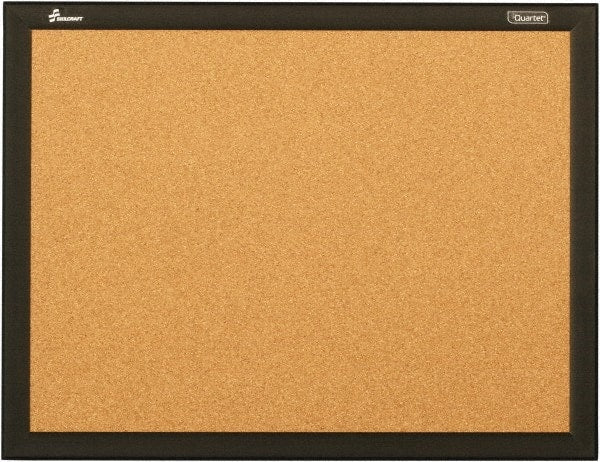 Ability One - Cork Bulletin Boards; Style: Open Cork Bulletin Board ; Color: Natural Tan ; Material: Aluminum Frame ; Width (Inch): 36 ; Height (Inch): 24 - Exact Tooling