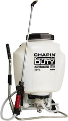 Chapin - 4 Gal Chemical Safe Garden Backpack Sprayer - Use with Cleaners/Degreasers, Polyethylene Tank, Wide Mouth, Reinforced Hose - Exact Tooling