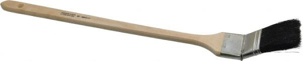 Premier Paint Roller - 2" Hog Radiator Brush - 2" Bristle Length, 18-1/8" Wood Handle - Exact Tooling