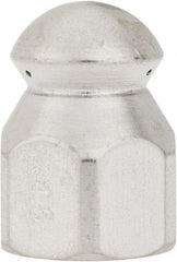 Value Collection - 4,200 psi Fixed, Sewer Pressure Washer Nozzle - 4.5mm Orifice Diam, 1/4" Thread - Exact Tooling