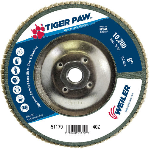 51179 6″ TIGER PAW ABRASI