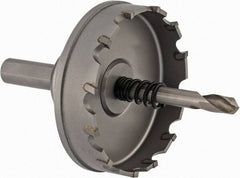 Hougen - 2-3/8" Diam, 1/8" Cutting Depth, Hole Saw - Carbide-Tipped Saw, Toothed Edge - Exact Tooling
