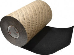3M - Black Solid Color Anti-Slip Vinyl Tape - 12" Wide x 60' Long - Exact Tooling