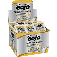 GOJO - Pre-Moistened Hand Cleaning Wipes - Packet, 8" x 8" Sheet Size, Red - Exact Tooling