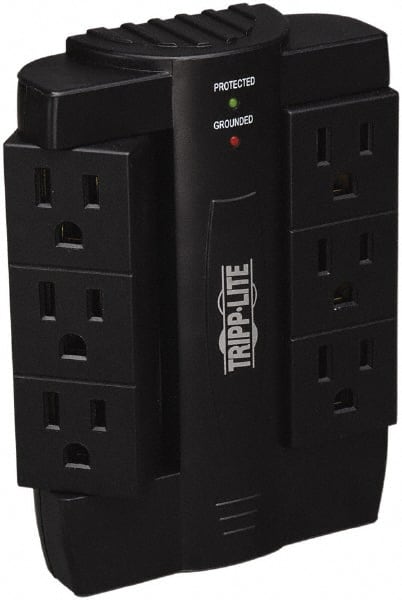Tripp-Lite - 6 Outlets, 120 VAC15 Amps, Power Outlet Strip - Floor, Keyhole Mount, 5-15 NEMA Configuration, 2-1/4" Strip - Exact Tooling