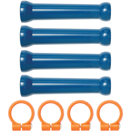Coolant Hose System Kit - 1/2″ Inside Diameter System-1/2″ Extended Element Kit Contains 4 Extended Elements w/Clamps - Exact Tooling