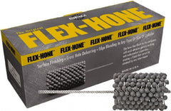 Brush Research Mfg. - 2-7/8" to 3" Bore Diam, 240 Grit, Boron Carbide Flexible Hone - Fine, 13-1/2" OAL - Exact Tooling