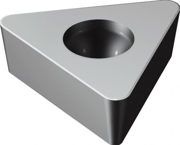 Sandvik Coromant - TCMW21.51 Grade 5015 Cermet Turning Insert - Uncoated, 60° Triangle, 1/4" Inscr Circle, 3/32" Thick, 1/64" Corner Radius - Exact Tooling