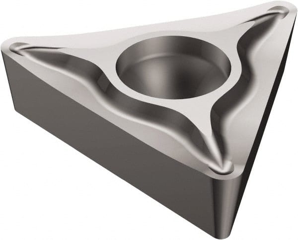 Sandvik Coromant - TCGT222 UM Grade 5015 Cermet Turning Insert - Uncoated, 60° Triangle, 1/4" Inscr Circle, 1/8" Thick, 1/32" Corner Radius - Exact Tooling