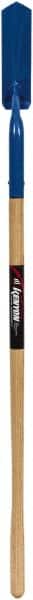 SEYMOUR-MIDWEST - 10" High x 3" Wide Round Steel Shovel - 48" Long Wood Straight Handle, Front Turned - Exact Tooling