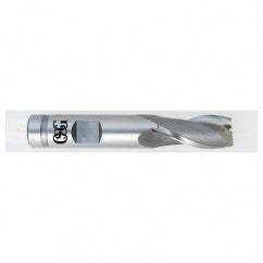 1-3/4 Dia. x 4-1/8 Overall Length 2-Flute Square End HSS-CO SE End Mill-Round Shank-Center Cutting-Uncoated - Exact Tooling
