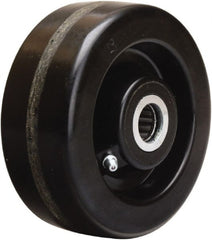 Hamilton - 5 Inch Diameter x 2 Inch Wide, Phenolic Caster Wheel - 1,000 Lb. Capacity, 2-3/16 Inch Hub Length, 1-3/16 Inch Axle Diameter, Plain Bore Bearing - Exact Tooling