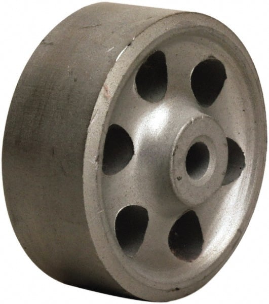 Hamilton - 2-3/4 Inch Diameter x 1-1/2 Inch Wide, Cast Iron Caster Wheel - 250 Lb. Capacity, 1-5/8 Inch Hub Length, 1/2 Inch Axle Diameter, Straight Roller Bearing - Exact Tooling