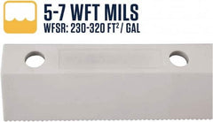 SEYMOUR-MIDWEST - 26" Rubber Blade Floor Squeegee - Threaded End, Single Edge, Gray, Use with 78256 - Exact Tooling
