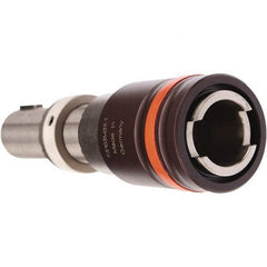 Emuge - 1-3/8 to 12 Threaded Shank Tension & Compression Tapping Chuck - M4.5 Min Tap Capacity, 4.6063" Projection, Size 3 Adapter, Quick Change, Through Coolant - Exact Tooling