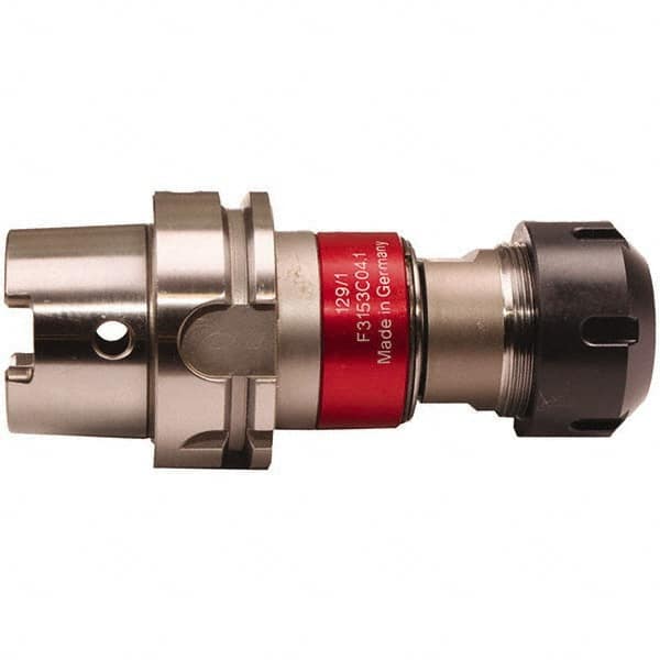 Emuge - HSK80A Taper Shank Tension & Compression Tapping Chuck - M4 Min Tap Capacity, 113.3mm Projection, Through Coolant - Exact Tooling