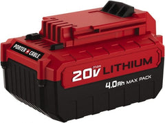 Porter-Cable - 20 Volt Lithium-Ion Power Tool Battery - 4 Ahr Capacity, 1 hr Charge Time, Series 20V Max - Exact Tooling
