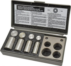 Precision Brand - 7/8 to 1-1/4 Inch Diameter Shim Punch and Die Set - 7/8, 1, 1-1/8 and 1-1/4 Inch Diameter, 4 Piece - Exact Tooling