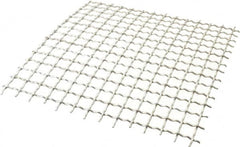 Value Collection - 11 Gage, 0.12 Inch Wire Diameter, 3/4 x 3/4 Mesh per Linear Inch, Stainless Steel, Wire Cloth - 0.63 Inch Opening Width, 12 Inch Wide x 12 Inch Stock Length - Exact Tooling