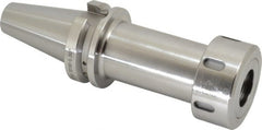 Accupro - 3/32" to 1" Capacity, 5-1/2" Projection, BT40 Taper Shank, TG/PG 100 Collet Chuck - 0.0002" TIR, Through-Spindle & DIN Flange Coolant - Exact Tooling