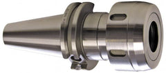 Accupro - 3/64" to 3/4" Capacity, 3-1/2" Projection, CAT50 Taper Shank, TG/PG 75 Collet Chuck - 0.0002" TIR, Through-Spindle & DIN Flange Coolant - Exact Tooling