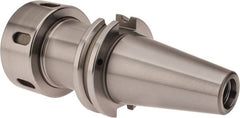 Accupro - 3/64" to 1" Capacity, 3.54" Projection, CAT40 Taper Shank, TG/PG 100 Collet Chuck - 0.0002" TIR, Through-Spindle & DIN Flange Coolant - Exact Tooling