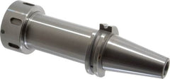 Accupro - 3/64" to 1" Capacity, 5-1/2" Projection, CAT40 Taper Shank, TG/PG 100 Collet Chuck - 0.0002" TIR, Through-Spindle & DIN Flange Coolant - Exact Tooling