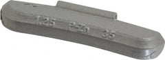 Myers Tire Supply - 1.25 oz Wheel Weight - Zinc, For Use with Import & Domestic Passenger Cars, 1/2 Ton Trucks, Mini Pickups & Vans with Standard 1/8" Flange - Exact Tooling