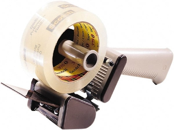 3M - 2" Wide, Pistol Grip Style, Handheld Tape Dispenser - For Use with Box Sealing Tape - Exact Tooling