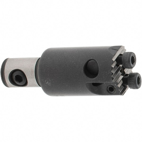 Iscar - 16mm Body Diam, Manual Single Cutter Boring Head - 18.01mm to 22mm Bore Diam - Exact Tooling