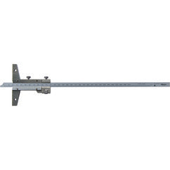 0-300 mm Measuring Range (0.02 mm Graduation) - Vernier Depth Gage - Exact Tooling