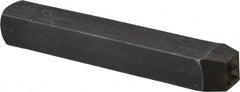 Made in USA - 3/16" Character Size, 2 Character, Heavy Duty Individual Steel Stamp - Steel, Individual - Exact Tooling