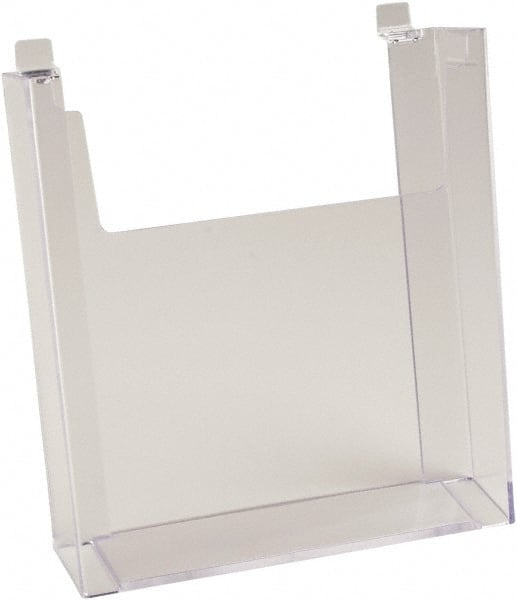 ECONOCO - 8-1/2" Wide x 2-1/4" Deep x 11" High, 1 Compartment, Acrylic Literature Holder - Clear, 8-7/8" Compartment Width x 2-1/4" Compartment Depth x 9-5/8" Compartment Height - Exact Tooling