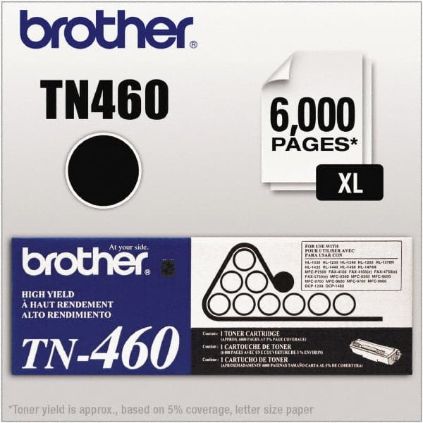 Brother - Black Toner Cartridge - Use with Brother DCP-1200, 1400, HL-1230, 1240, 1250, 1270N, 1435, 1440, 1450, 1470N, intelliFAX-4100, 4100e, 4750, 4750e, 5750, 5750e, MFC-8300, 8500, 8600, 8700, 9600, 9700, 9800, P2500 - Exact Tooling
