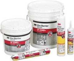 3M - 5 Gal Pail Red Acrylic & Latex Joint Sealant - -20 to 180°F Operating Temp, 10 min Tack Free Dry Time, Series CP 25WB - Exact Tooling