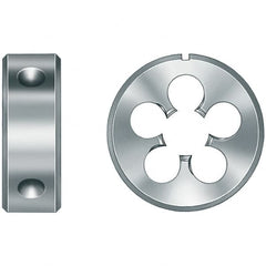 Walter-Prototyp - M8x1.00 Metric Fine Thread, High Speed Steel Round Die - 9mm Thick, Right Hand Thread, Series 61000 - Exact Tooling