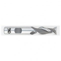 7/8 Dia. x 4-1/8 Overall Length 2-Flute Square End HSS-CO SE End Mill-Round Shank-Center Cutting-Uncoated - Exact Tooling