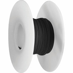 OK Industries - 30 AWG, 1 Strand, 30.4 m OAL, Copper Hook Up Wire - Black Kynar Jacket, 0.02" Diam - Exact Tooling