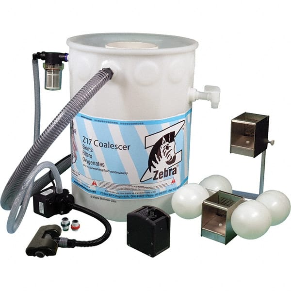 Zebra Skimmers - Fluid Filters & Aerators Type: Coalescent Filter Maximum Flow Rate (LPM): 3.78 - Exact Tooling