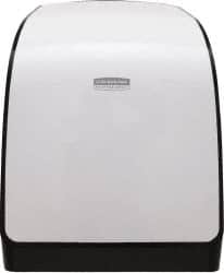 Kimberly-Clark Professional - Hands Free, Plastic Paper Towel Dispenser - 1 Roll with Stub 7-1/2", White - Exact Tooling