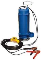 Warren Rupp - 1/3 hp, 12 VDC Amp Rating, 12 VDC Volts, Nonautomatic Operation, Dewatering Pump - Aluminum Housing - Exact Tooling