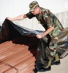 Ability One - Plastic Sheets; Material: Plastic ; Width (Inch): 100 ; Tensile Strength (psi): 100 ; Color: Clear - Exact Tooling