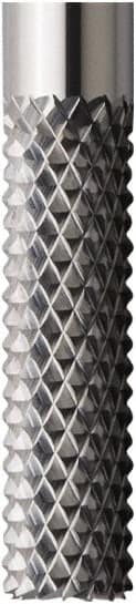 Seco - 8mm Diam, End Mill End, Solid Carbide Diamond Pattern Router Bit - Right Hand Cut, 2-61/64" OAL, Use on Composites - Exact Tooling