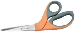 Ability One - Scissors & Shears; Blade Material: Stainless Steel ; Handle Material: Plastic ; Length of Cut (Inch): 3 ; Handle Style: Offset ; Overall Length Range: 7" - Exact Tooling